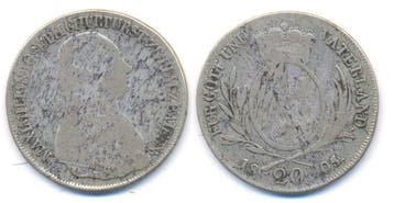 20 Kreuzer 1805 Bayern: Max Iv Joseph, 1799-1825, Verzenden