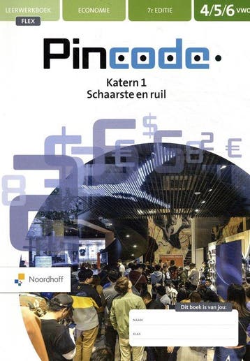 9789001753702 Pincode vwo Schaarste en Ruil Flex 1 KTRN 1, Boeken, Verzenden, Zo goed als nieuw