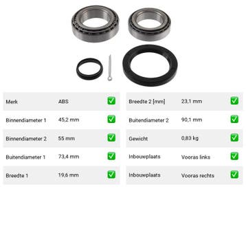 Wiellager Vooras Lexus LX 470 (1998-2008), Verzenden, Nieuw, Lexus
