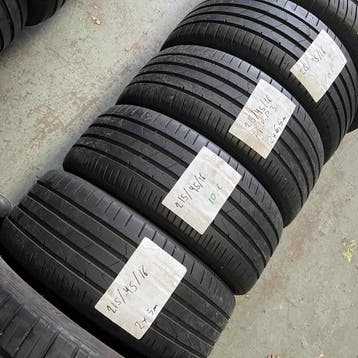 4 x Hankook Ventus Prime 3 215-45-16 Zomerbanden 6,5mm, 16 inch, Ophalen of Verzenden, Band(en), Personenwagen