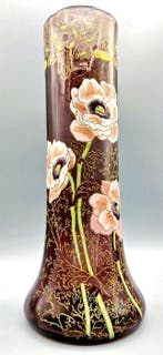 LEGRAS (1839-1916) - Vaas - Zeldzame grote vaas met een