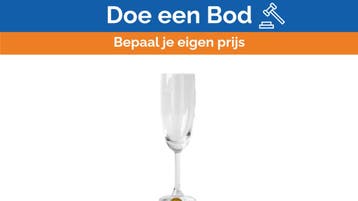 Bieden: Alessi Elegant Champagne Glass for Sparkling Wines, Ophalen of Verzenden, Nieuw