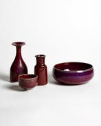 Gustavsberg - Stig Lindberg - Set kommen (4) - Keramiek -, Antiek en Kunst