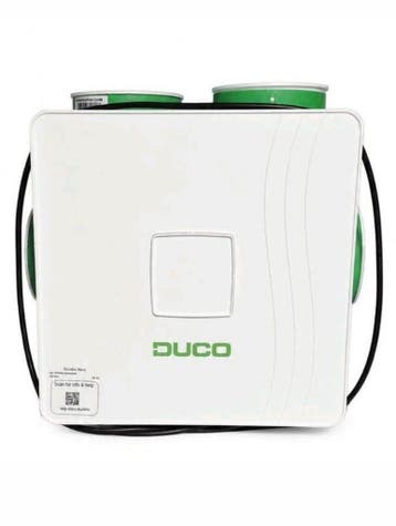 DucoBox Reno 325m³/h incl. CO2 en RF bediening- Euro stekker, Doe-het-zelf en Verbouw, Ophalen of Verzenden, Nieuw, Afzuiger