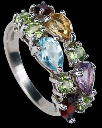 Amethist - Zilver, Het Sieraad van de Tovenaarsinnen - Ring