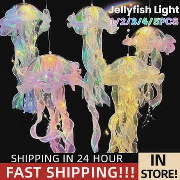 Kleurrijke Kwallen Hanglamp - Sfeervolle DIY Verlichting voo