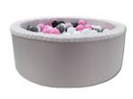 Ronde Ballenbak Grijs | PU Foam | OP=OP | 200 Ballen, Ophalen of Verzenden, Nieuw, Jongen of Meisje