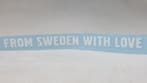 Sticker From Sweden With Love  Recht, Ophalen of Verzenden, Nieuw