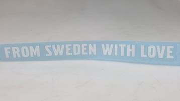 Sticker From Sweden With Love  Recht, Ophalen of Verzenden, Nieuw