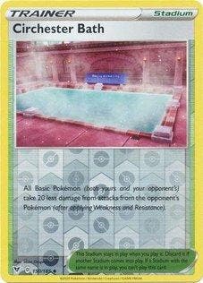 Circhester Bath 150/185 reverse holo Vivid Voltage, Ophalen of Verzenden, Nieuw, Losse kaart, Foil
