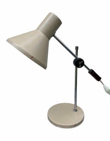 ANVIA - J.J.M. Hoogervorst - Lamp - Metaal, Chroom, Hout -, Antiek en Kunst, Antiek | Lampen