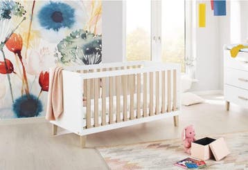 2dekans | Pinolino Kinderbed Lumi Small Naturel Eiken | 120, Kinderen en Baby's, Ophalen of Verzenden, Zo goed als nieuw