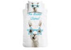 Little Monster No Drama Llama Wit - 140 x 220, Nieuw