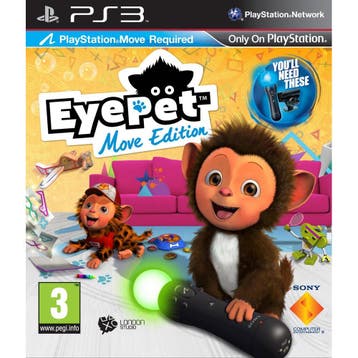 Playstation 3 EyePet Move Edition, Spelcomputers en Games, Games | Sony PlayStation 3, Verzenden, Zo goed als nieuw