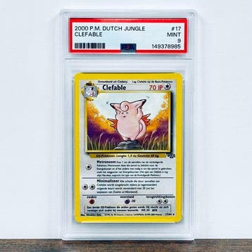 Pokémon Graded card - Clefable 17 – Pokémon - PSA 9, Nieuw