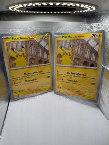 Pokémon - 2 Card - Pikachu Promo card, Nieuw