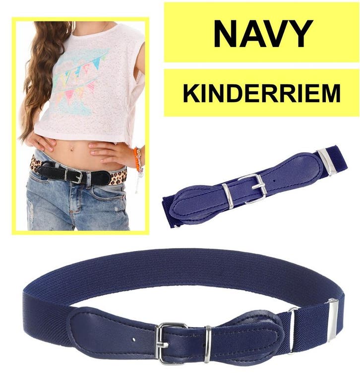 Fako Fashion - Kinderriem Elastisch Oval - Elastische Riem, Kleding | Dames, Riemen en Ceinturen, Verzenden