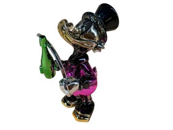 Dagobert Duck, Lior24, Zwart / Goud / Paars en Groen, Nieuw