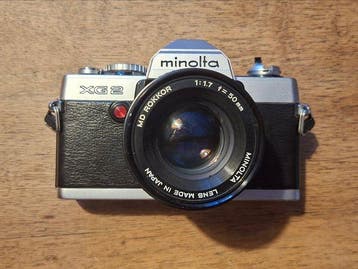 Minolta XG 2 + MD Rokkor 1.7/50mm | Single lens reflex, Nieuw