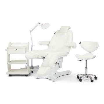 Pedicure set | Behandelstoel | Tabouret |Trolley | Loupelamp, Ophalen of Verzenden, Nieuw, Hand- en Voetverzorging