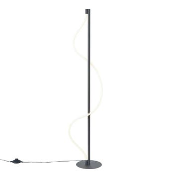 Moderne vloerlamp zwart incl. LED 3-staps dimbaar - Twirl, Verzenden, Nieuw, Modern