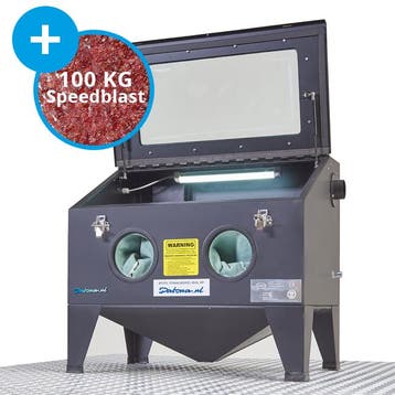 Datona Straalcabine 175 liter met 100kg speedblast - Datona, Ophalen of Verzenden, Nieuw
