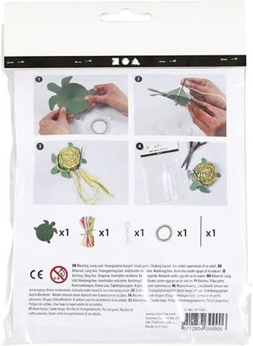 DIYkit Pakket Hobbyset Creative mini kit Schildpad, Ophalen of Verzenden, Nieuw