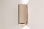 Rietveld Wandlampen - Taupe - Metaal, Aluminium, Huis en Inrichting, Lampen | Wandlampen, Verzenden, Nieuw