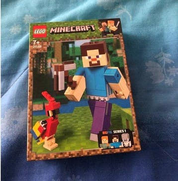 Lego Set - 21148 - Minecraft - Steve & Parrot, Nieuw