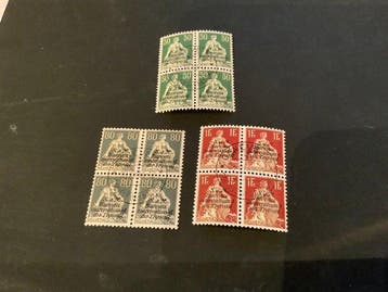 Zwitserland 1935/1944 - Helvetia met zwaard, krijtpapier, Gestempeld