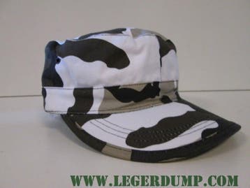 Legerpet  Veld / Combat cap Urban wit//grijs /zwart (petten), Ophalen of Verzenden, Nieuw