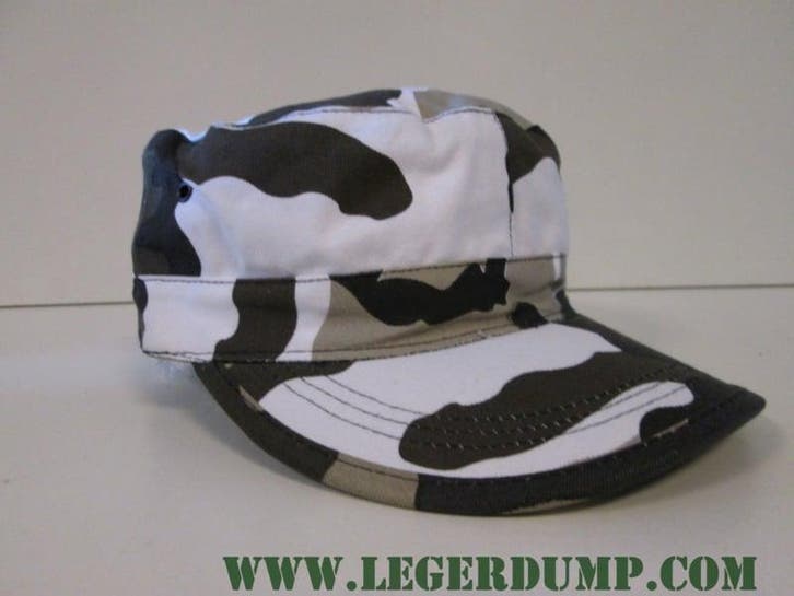 Legerpet  Veld / Combat cap Urban wit//grijs /zwart (petten), Kleding | Heren, Hoeden en Petten, Nieuw, Ophalen of Verzenden