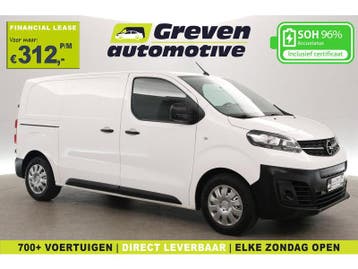 Opel Vivaro-e 75 kWh L2H1 | Snelladen | SOH 96% | 3 Zits |, Automaat, Wit, Elektrisch, Opel