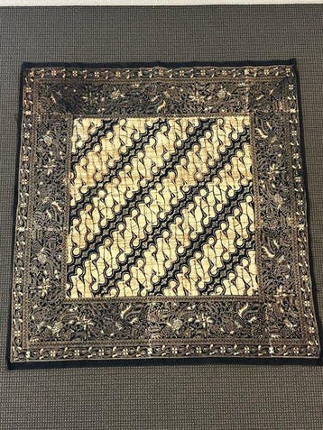 Textiel - 85 cm - 85 cm - Ikat Parang Rusak Barong