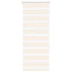vidaXL Zebra Blind 55x150 cm stofbreedte 50,9 cm polyester, Verzenden, Nieuw, Beige