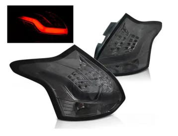LED bar achterlichten Smoke geschikt voor Ford Focus 3, Verzenden, Nieuw, Ford