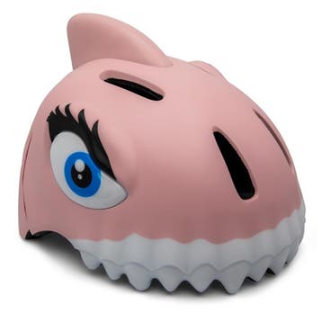 Crazy Safety Kinderhelm / Fietshelm Roze Haai / Pink Shark S, Fietsen en Brommers, Verzenden, Nieuw