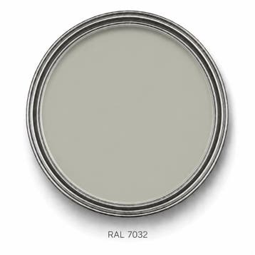 Ral 7032 - Zijdeglans 5 liter - Acryl (CARNAVAL - KLEUREN), Ophalen of Verzenden, Nieuw, Overige kleuren, Verf