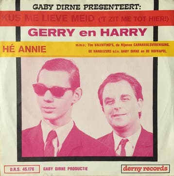 vinyl single 7 inch - Gerry En Harry - Kus Me Lieve Meid..., Cd's en Dvd's, Vinyl Singles, Verzenden, Zo goed als nieuw