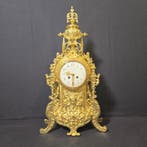 Tafelklok Régence stijl - Verguld brons - 1850-1900 - Top in