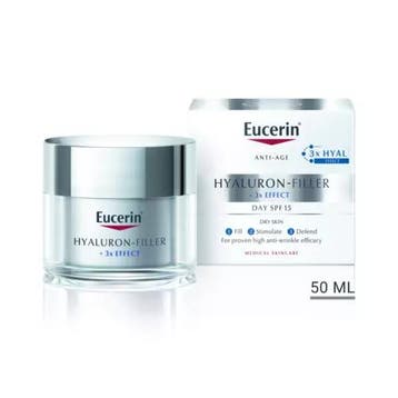Eucerin Hyaluron-Filler 3x Effect Dagcrème Droge Huid SPF15, Verzenden, Nieuw