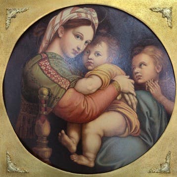 Italian school (XIX) - Madonna della Seggiola, Antiek en Kunst