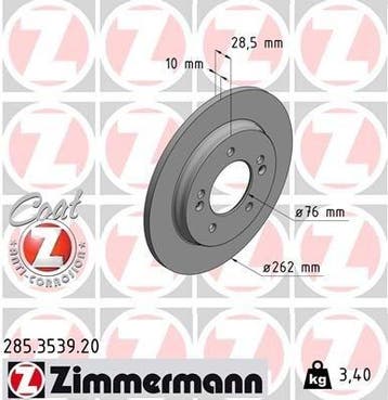 Remschijf COAT Z, Verzenden, Nieuw