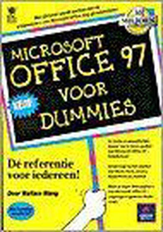 MICROSOFT OFFICE 97 VOOR DUMMIES - W. Wang 9789067898539, Boeken, Informatica en Computer, Zo goed als nieuw, Verzenden
