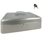 Westcott AC-E51002-ZI Geldkist 301x242x91mm Zilvergrijs,..., Verzenden, Nieuw in verpakking, Overige typen