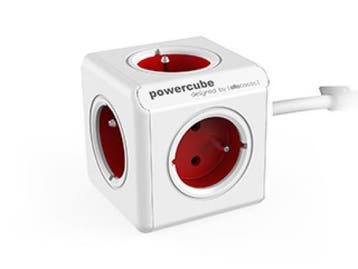 Allocacoc PowerCube Extended Rood 3,0 Meter (FR), Ophalen of Verzenden, Nieuw