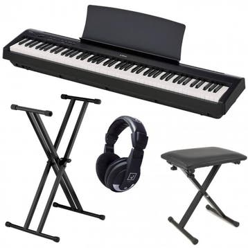 Yamaha P145 Huren - €30,- p/m - Koopoptie & Gratis Levering, Muziek en Instrumenten, Piano's, Verzenden, Zwart, Digitaal, Nieuw