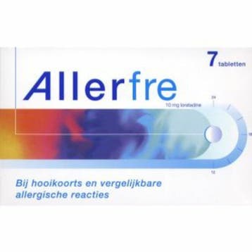 Allerfre 10 mg - 7 tabletten, Verzenden, Nieuw
