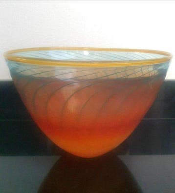 Kosta Boda - Kjell Engman - Schaal - bon bon - Glas - Bon
