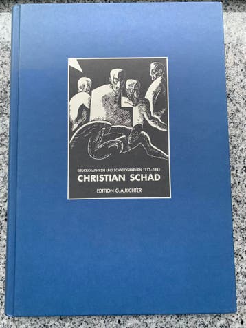 Christian Schad., Gelezen, Verzenden, Gunter A. Richter, Grafische vormgeving